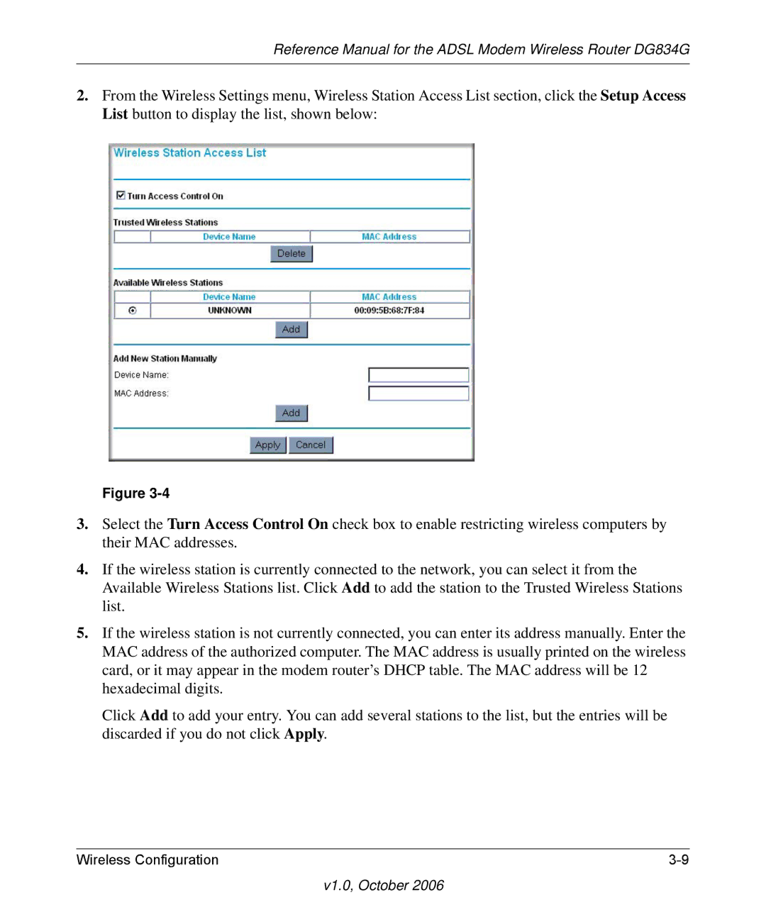 NETGEAR manual Reference Manual for the Adsl Modem Wireless Router DG834G 