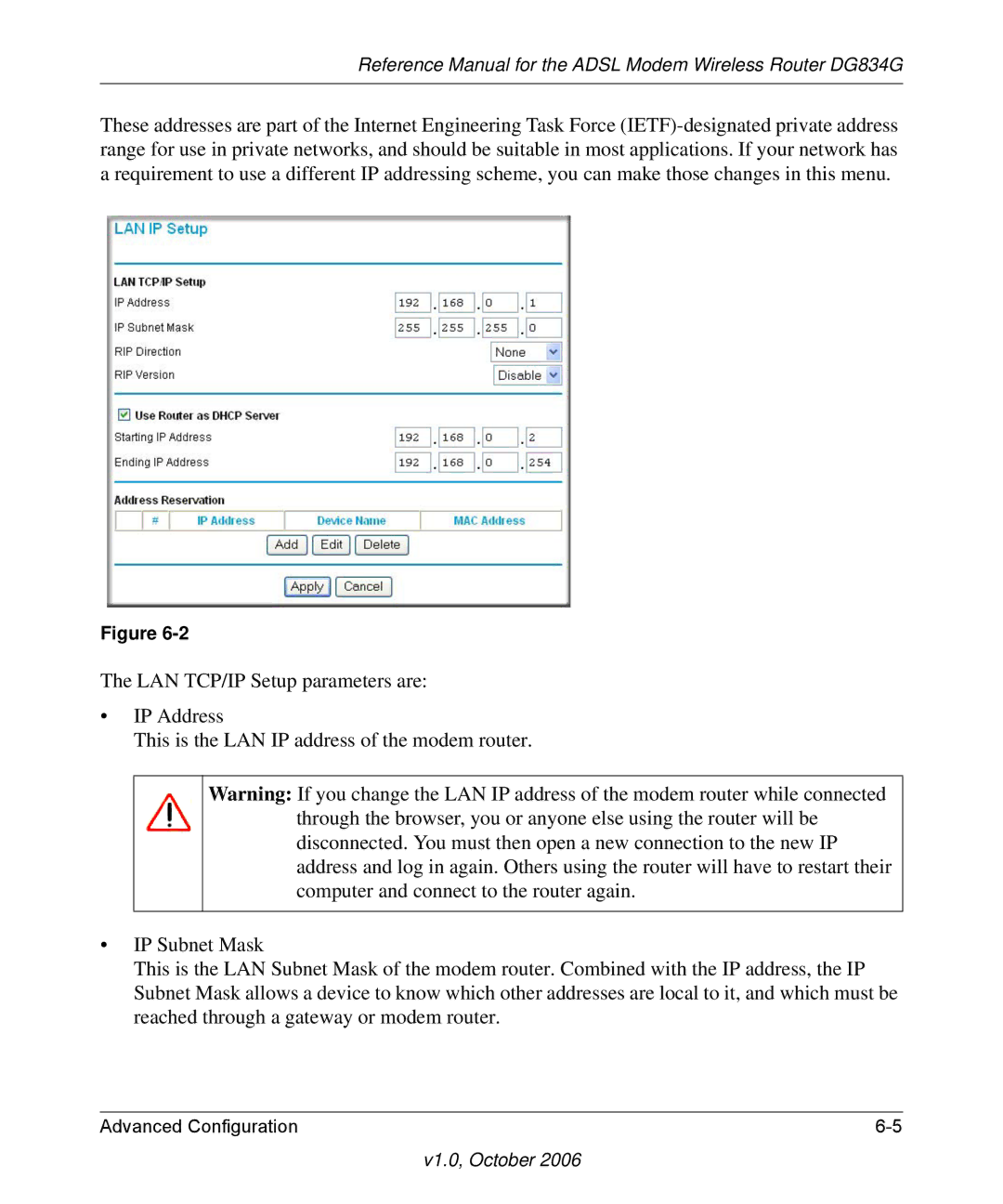 NETGEAR manual Reference Manual for the Adsl Modem Wireless Router DG834G 