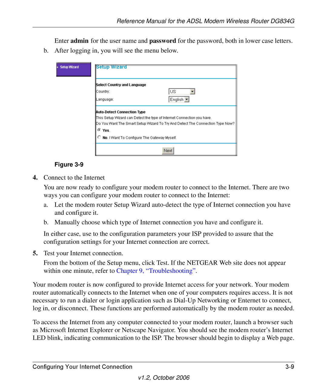 NETGEAR manual Reference Manual for the Adsl Modem Wireless Router DG834G 