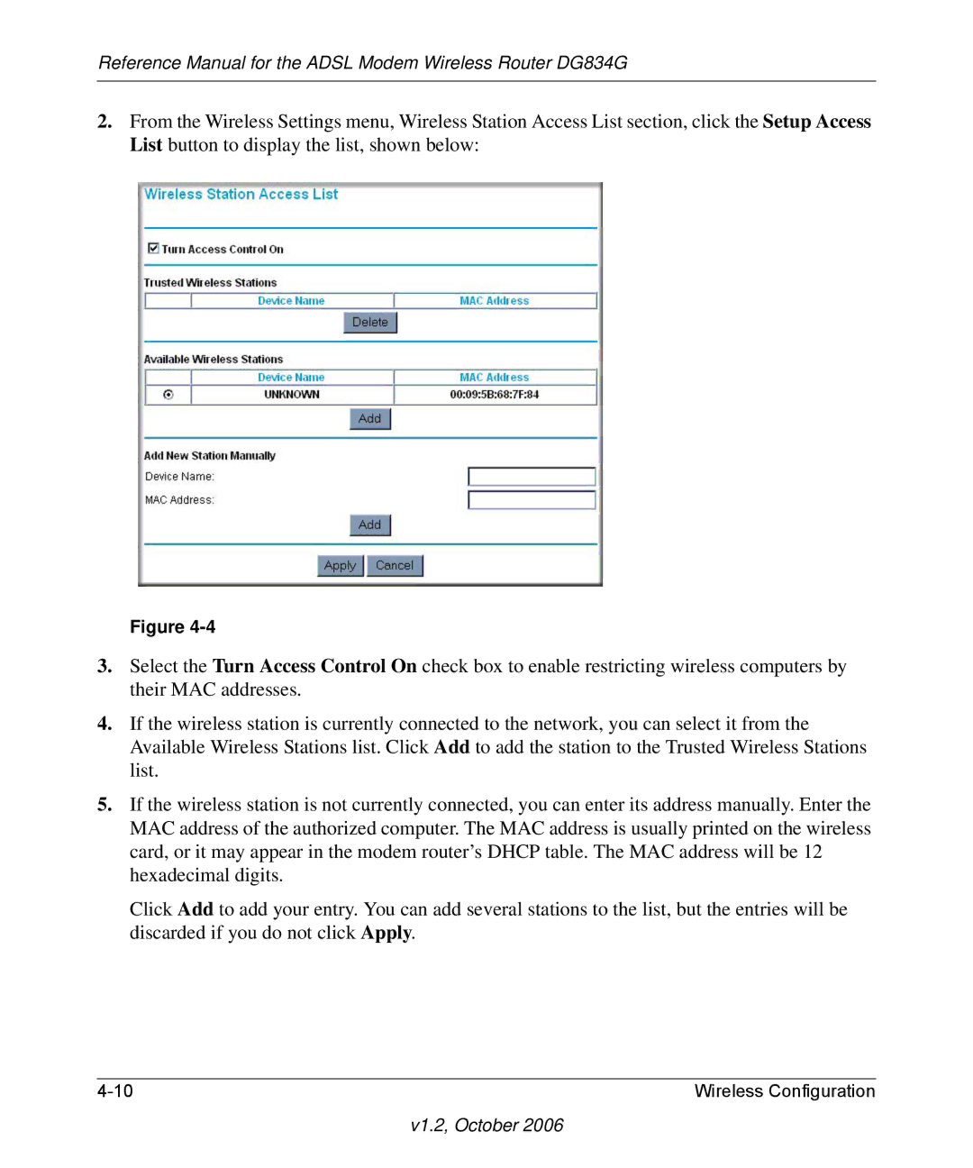 NETGEAR manual Reference Manual for the Adsl Modem Wireless Router DG834G 