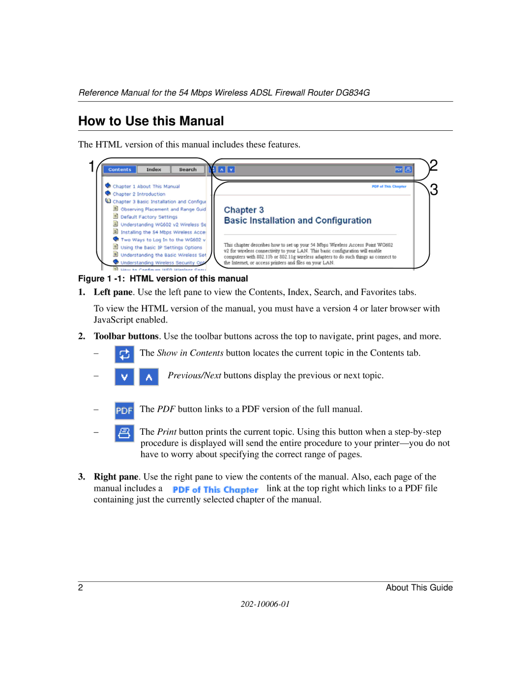 NETGEAR DG834G How to Use this Manual, Html version of this manual 