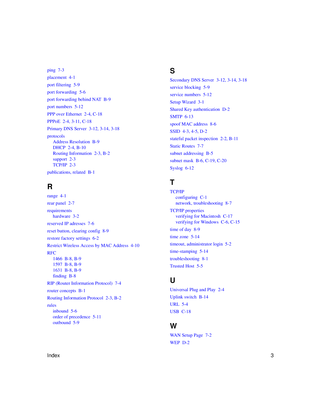 NETGEAR DG834G manual WEP D-2 