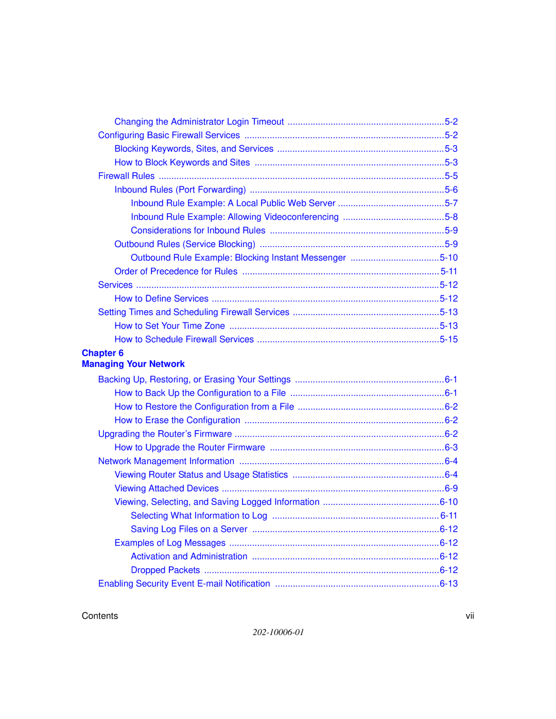 NETGEAR DG834G manual Chapter Managing Your Network 