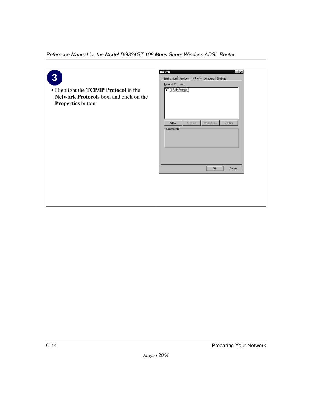 NETGEAR DG834GT manual Preparing Your Network 