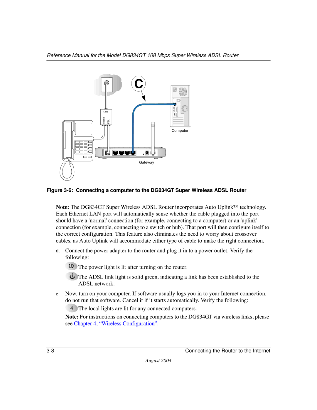 NETGEAR DG834GT manual Dwhzd 