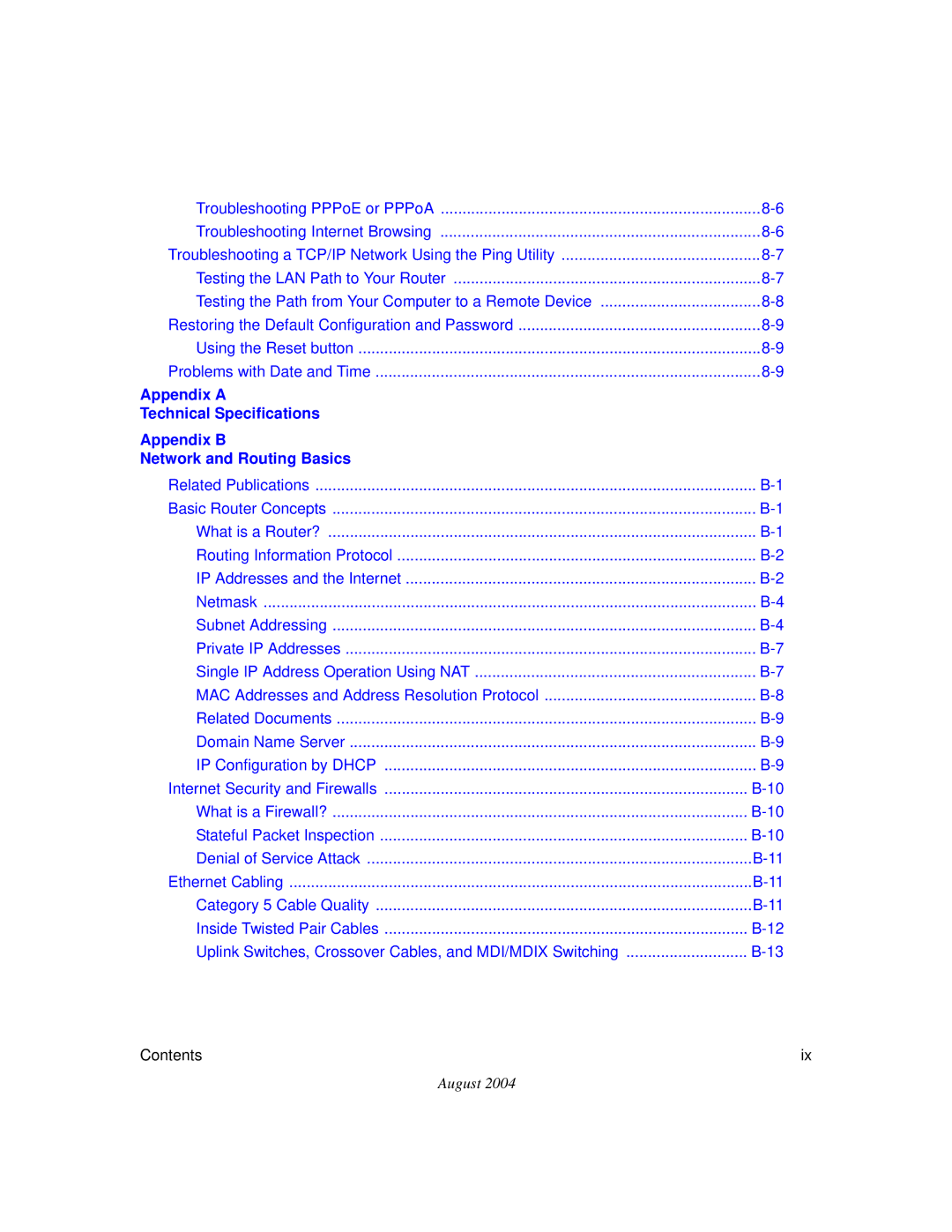 NETGEAR DG834GT manual Uplink Switches, Crossover Cables, and MDI/MDIX Switching 