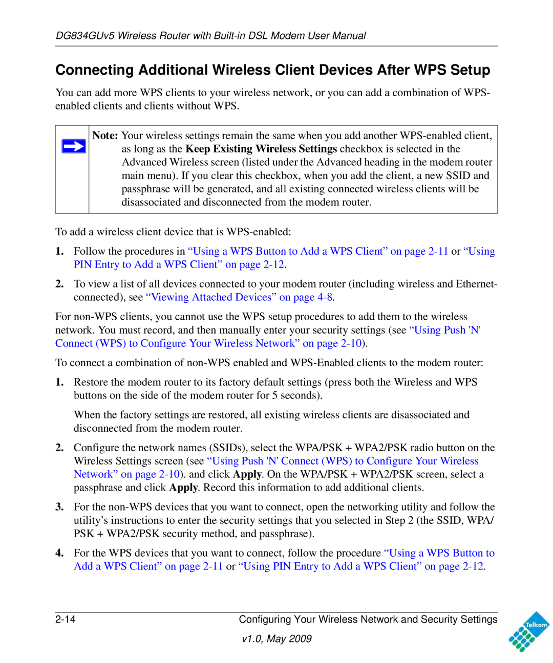 NETGEAR DG834GUV5 user manual V1.0, May 