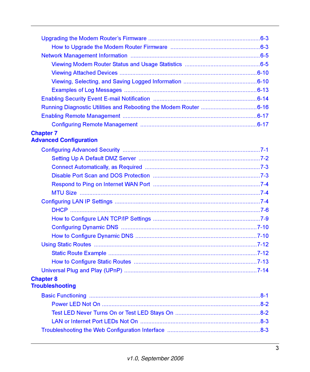 NETGEAR DG834GV v2 manual Chapter Advanced Configuration 