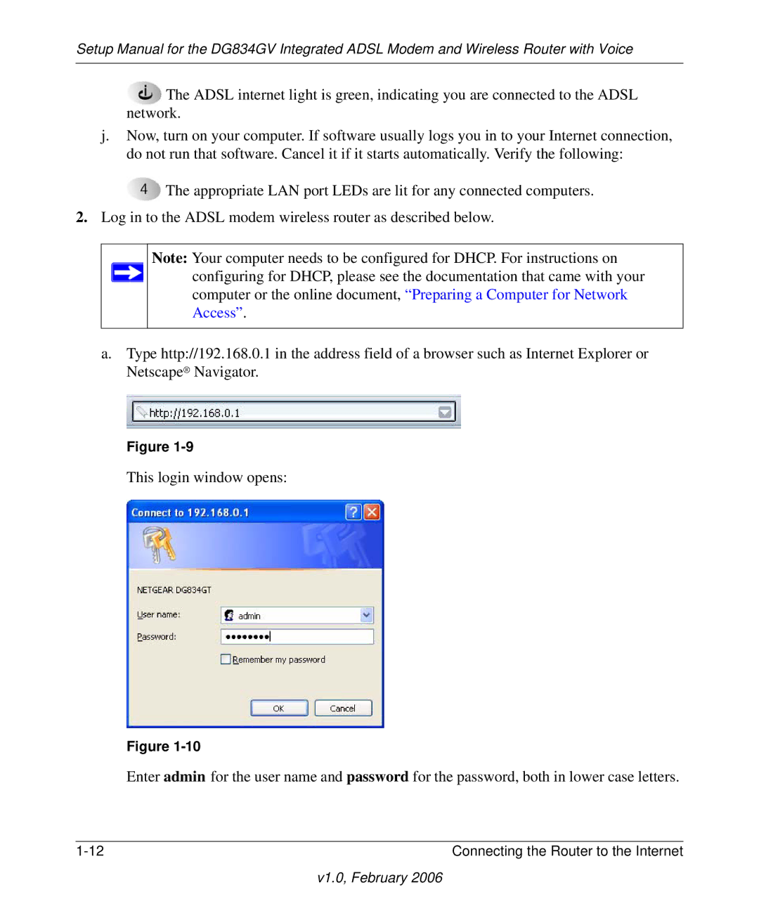 NETGEAR DG834GV manual V1.0, February 