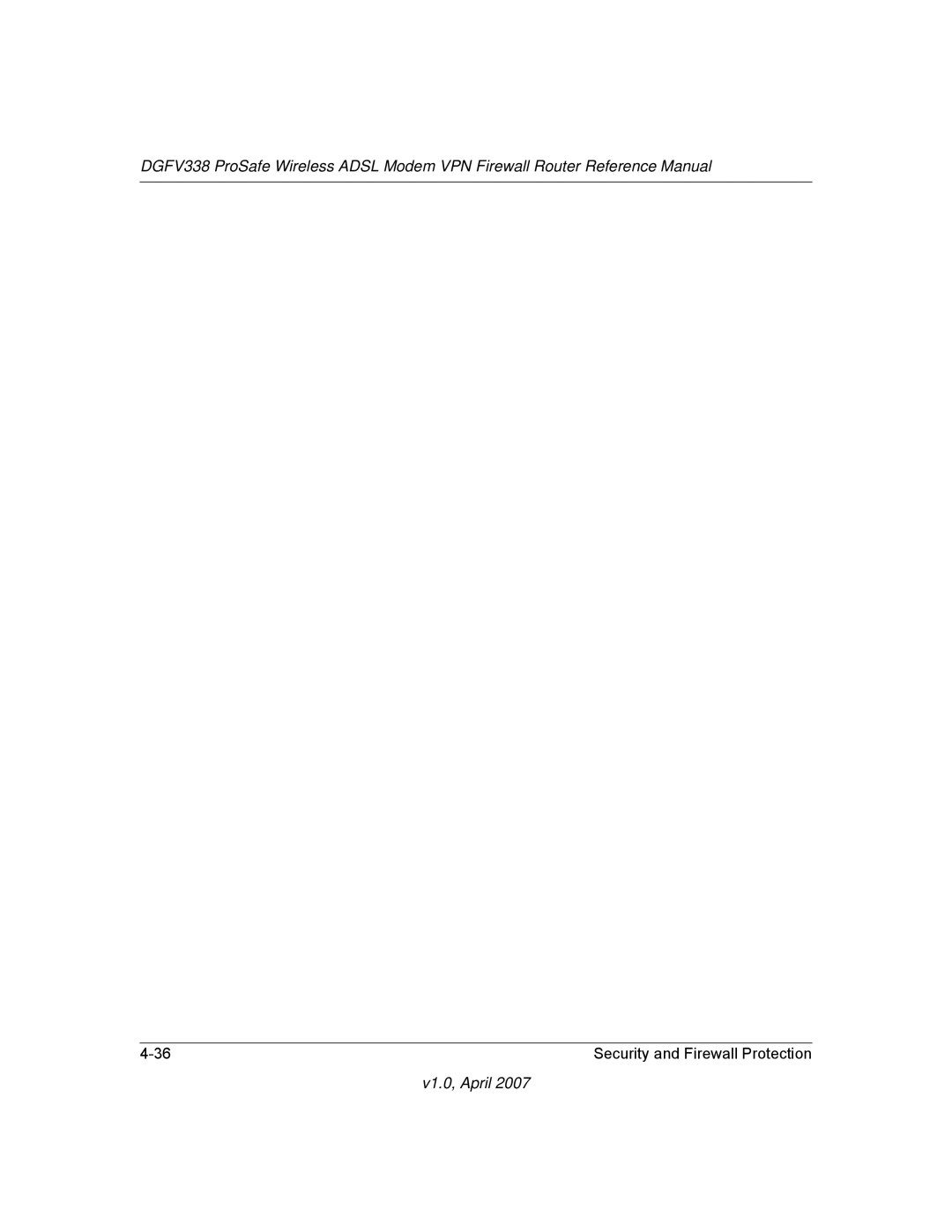 NETGEAR DGFV338 manual V1.0, April 