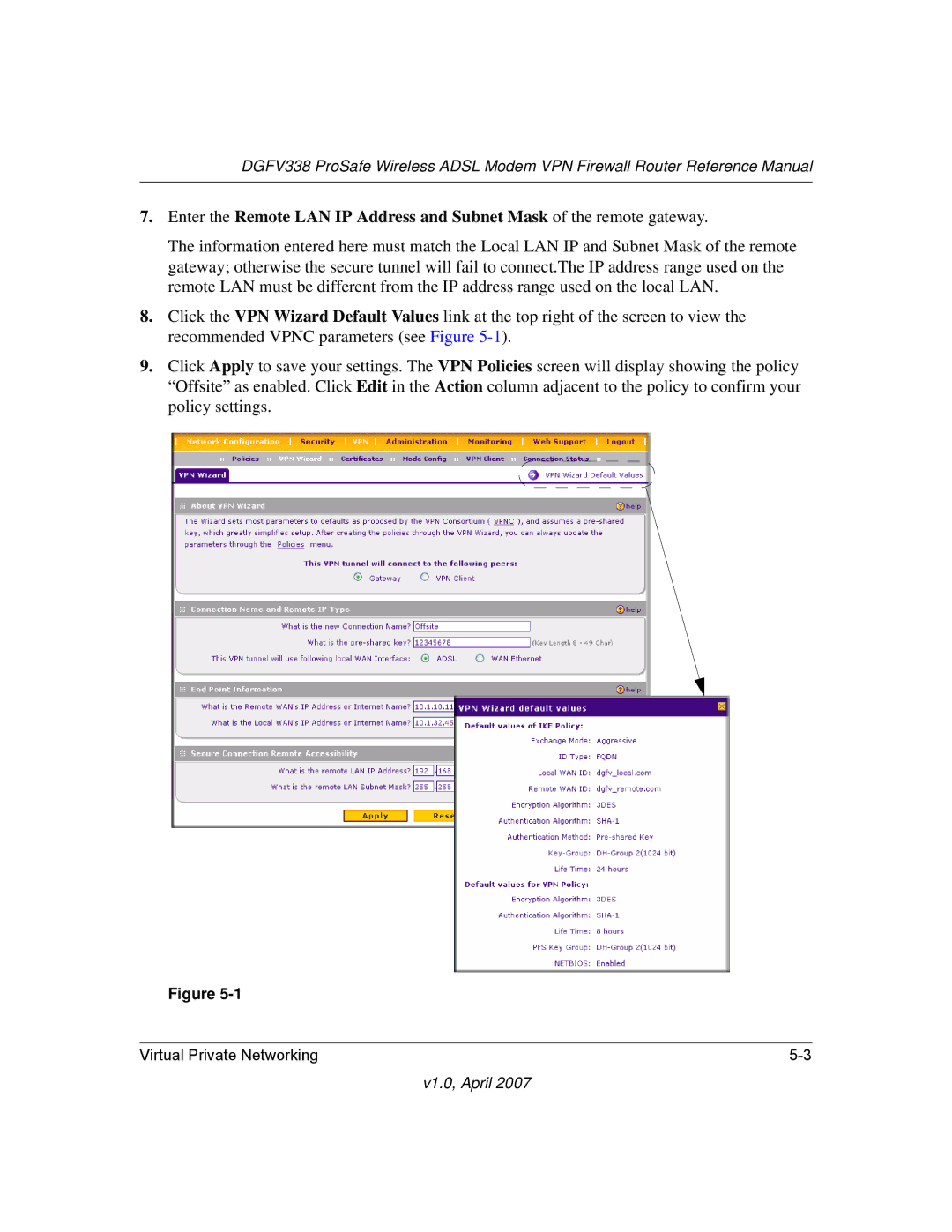 NETGEAR DGFV338 manual V1.0, April 