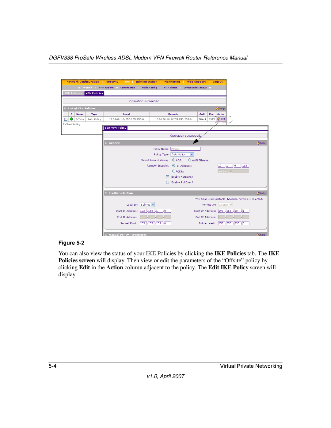 NETGEAR DGFV338 manual V1.0, April 