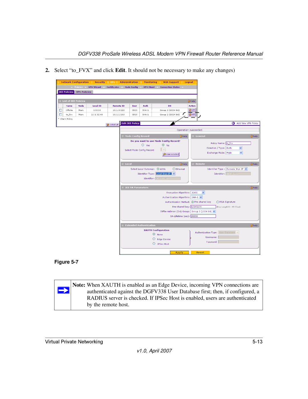 NETGEAR DGFV338 manual V1.0, April 