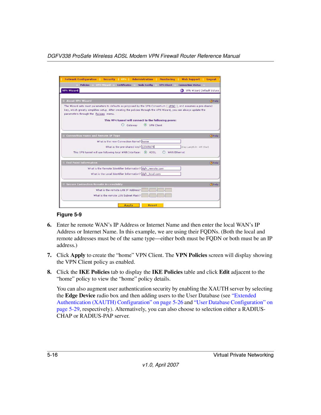 NETGEAR DGFV338 manual V1.0, April 