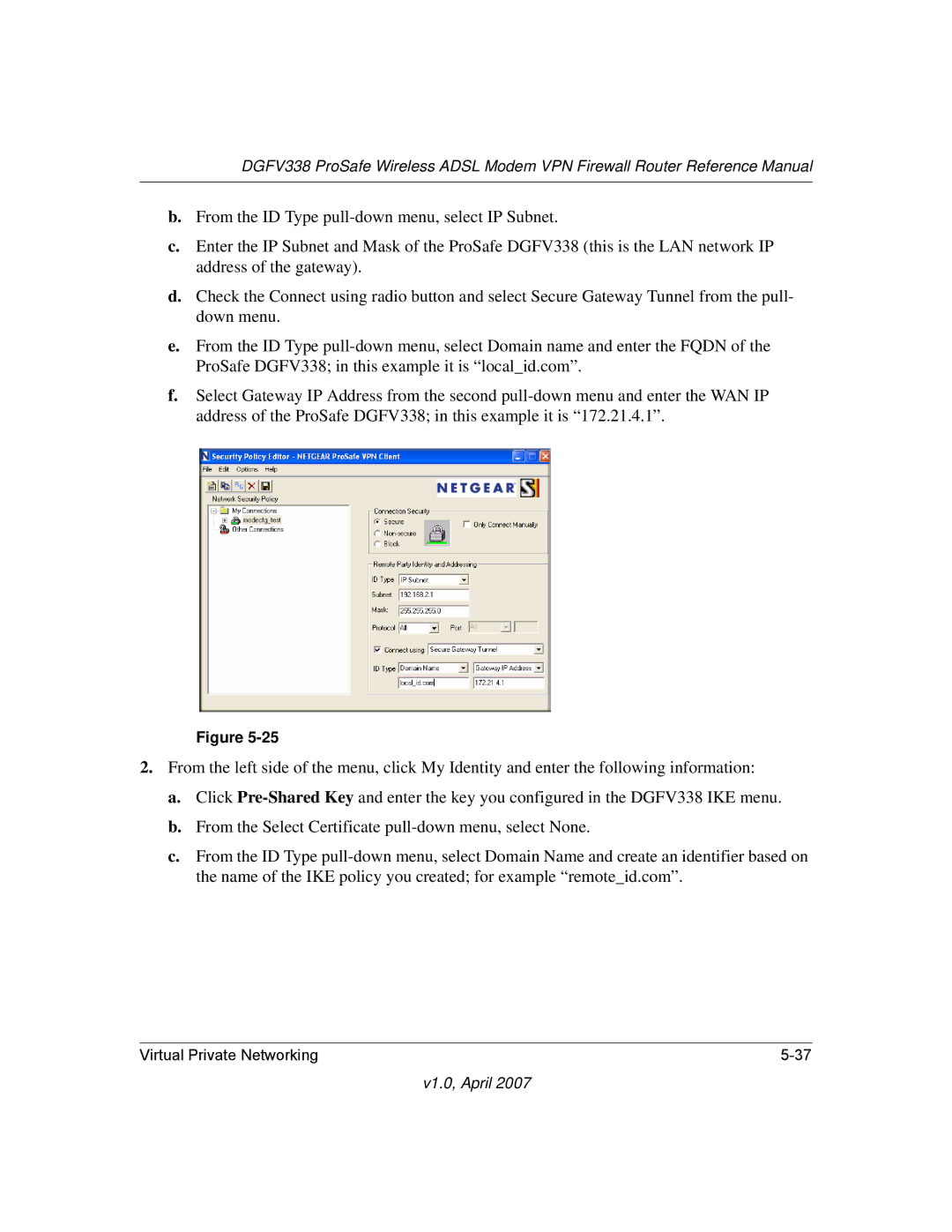 NETGEAR DGFV338 manual V1.0, April 