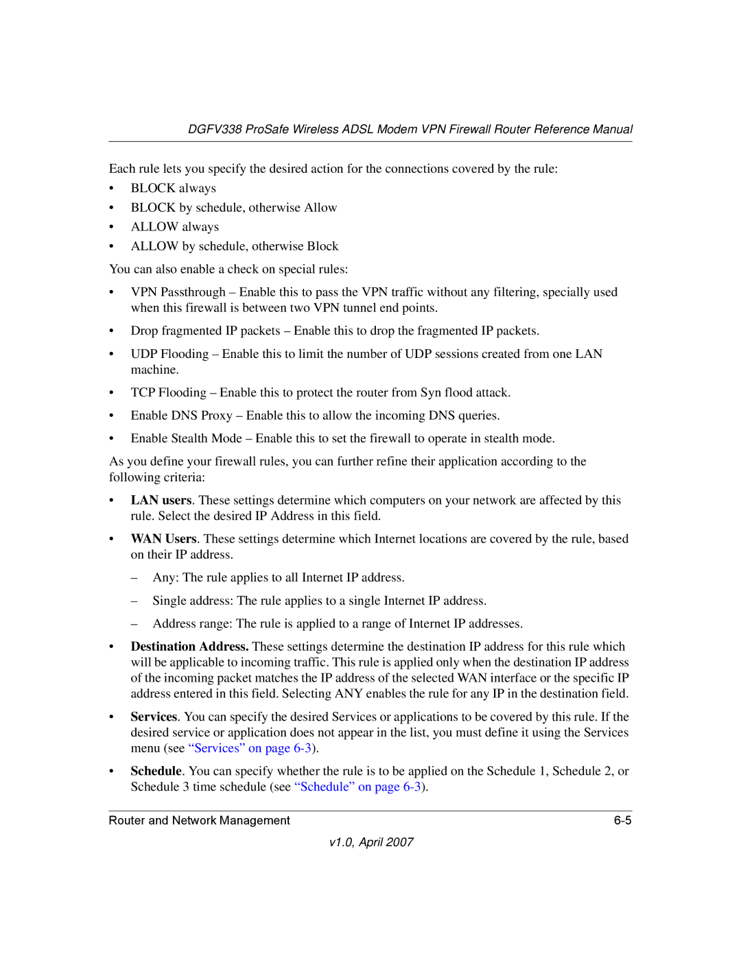 NETGEAR DGFV338 manual V1.0, April 