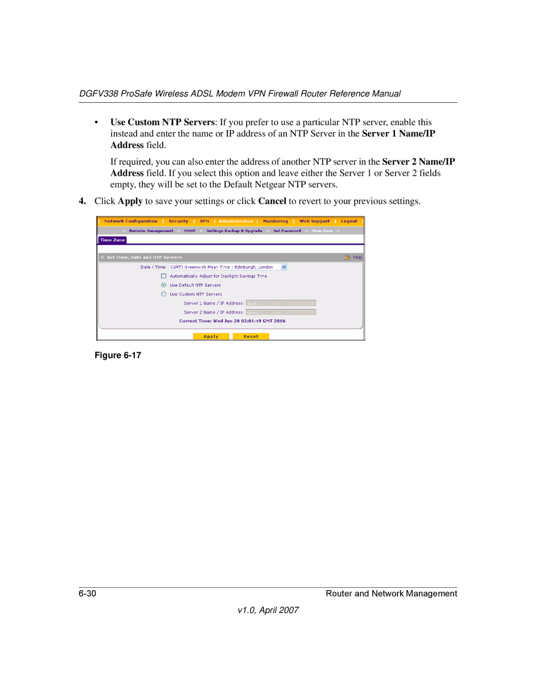 NETGEAR DGFV338 manual V1.0, April 