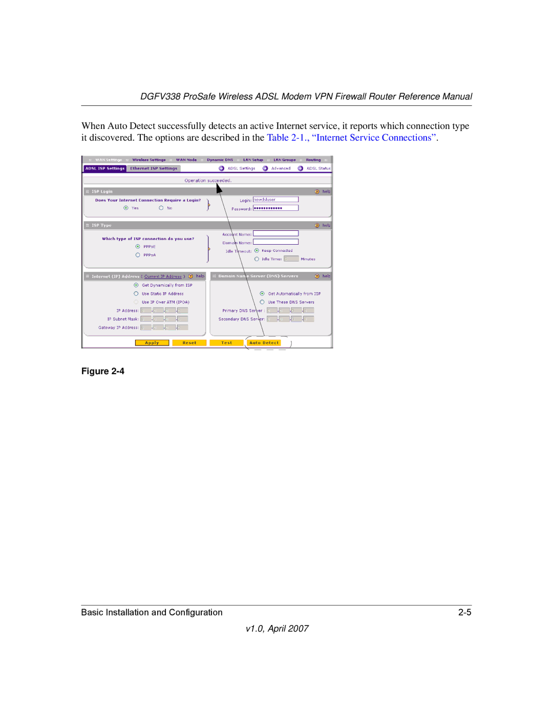 NETGEAR DGFV338 manual V1.0, April 