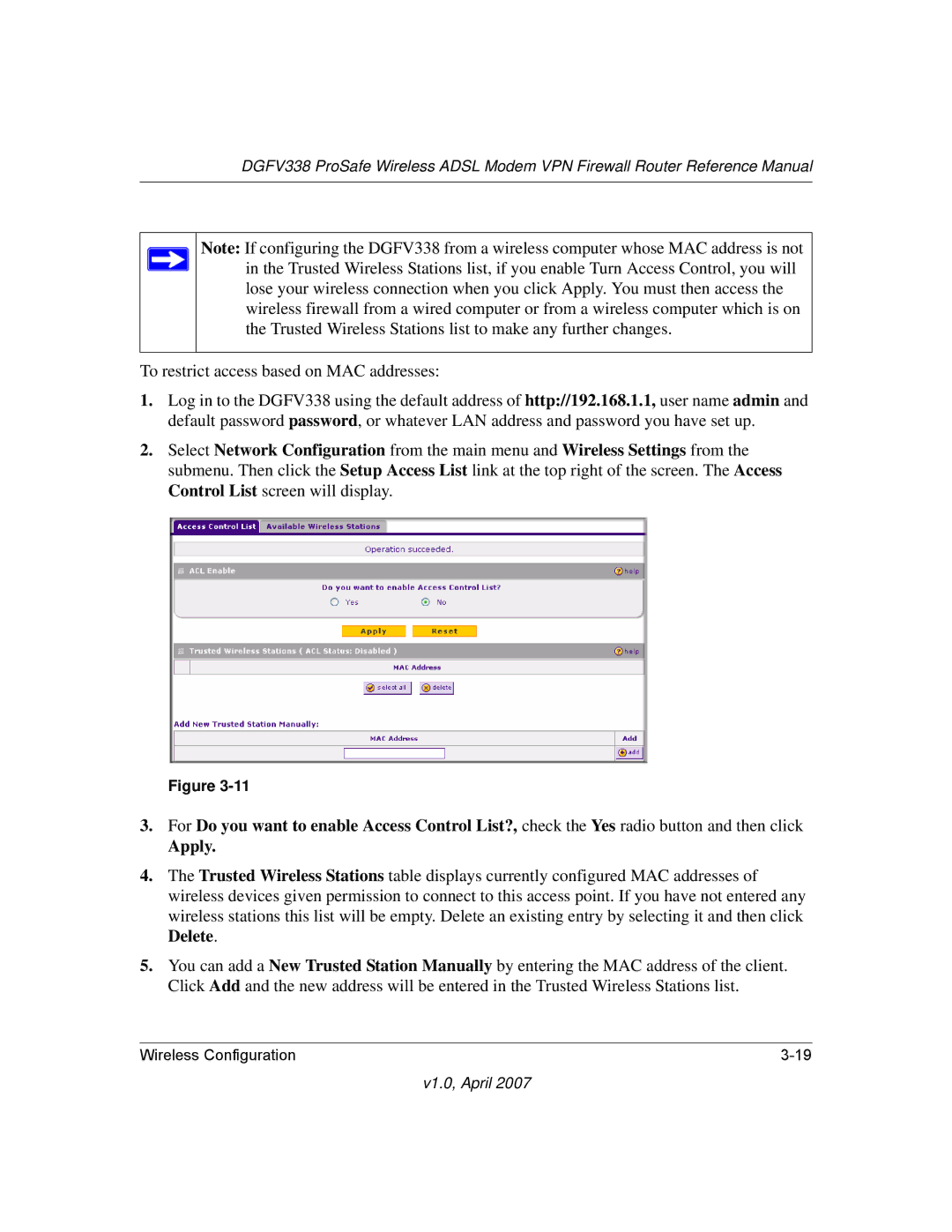 NETGEAR DGFV338 manual V1.0, April 