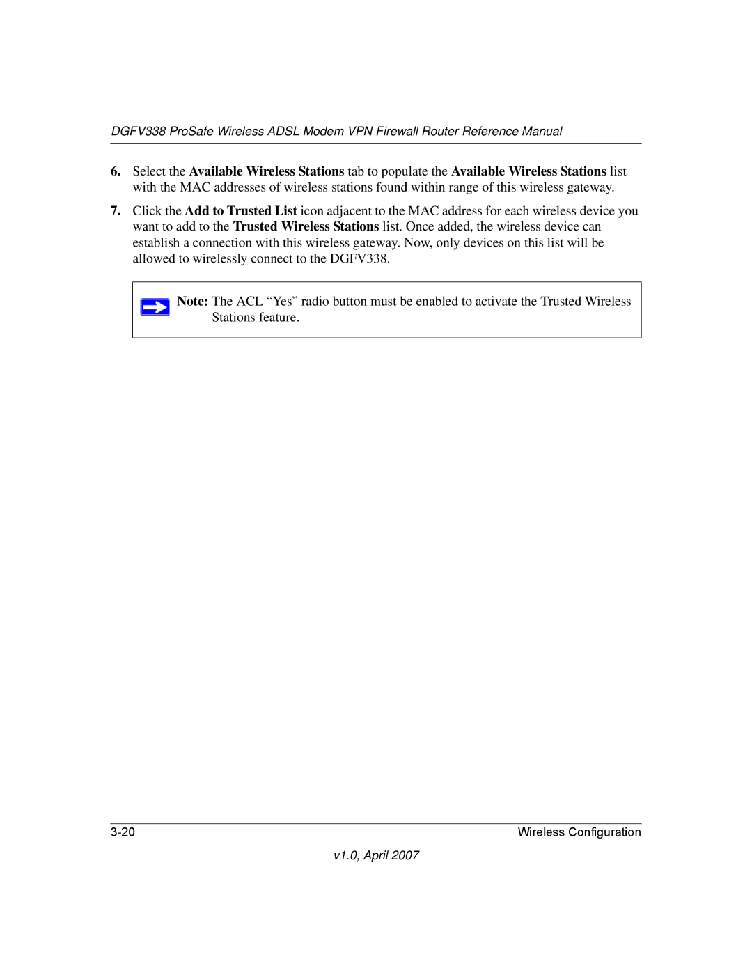 NETGEAR DGFV338 manual V1.0, April 