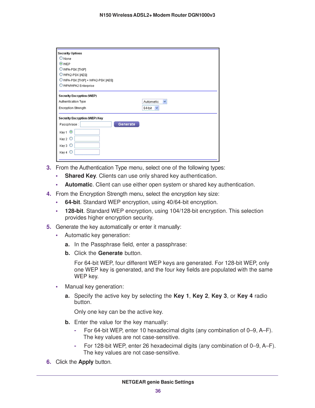 NETGEAR user manual N150 Wireless ADSL2+ Modem Router DGN1000v3 