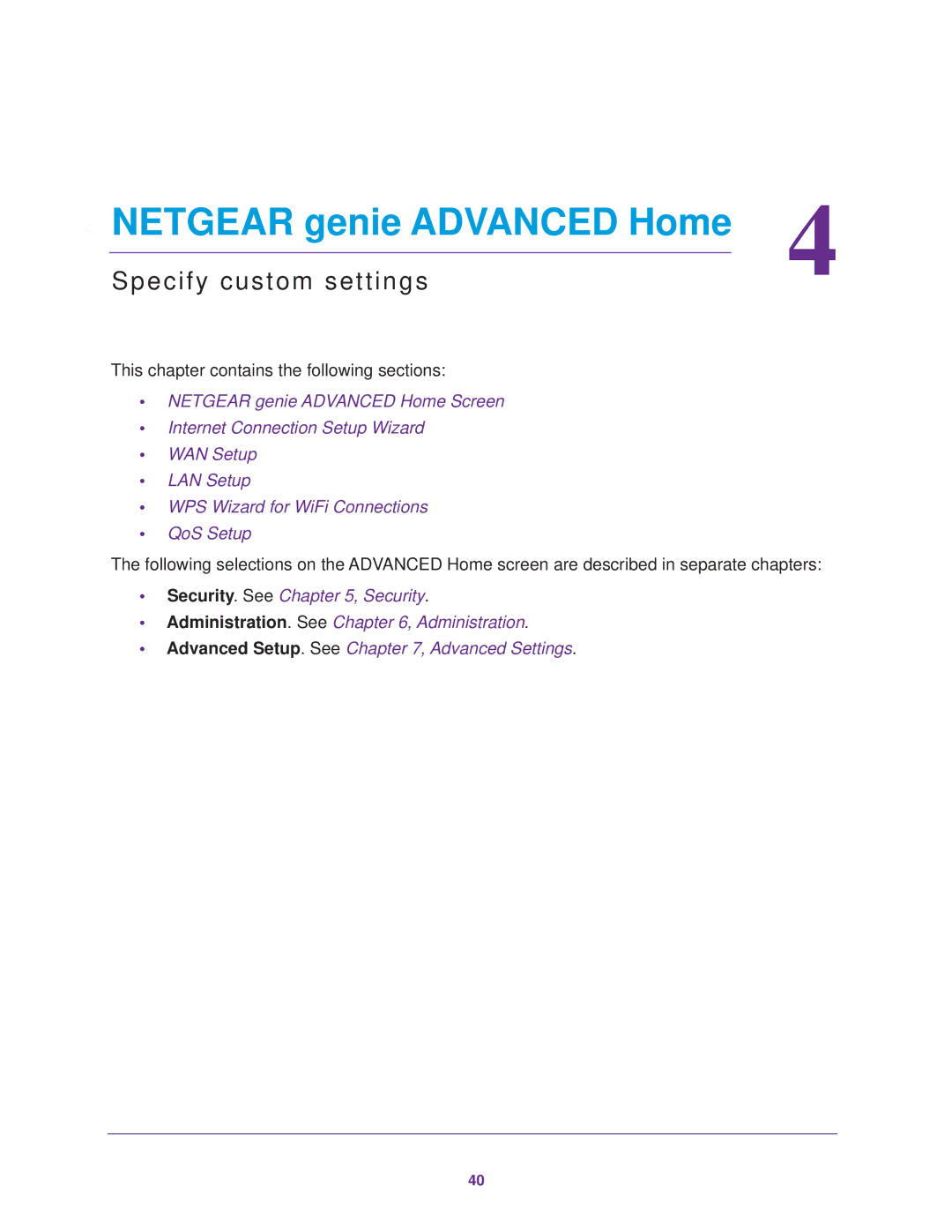 NETGEAR DGN1000v3 user manual Netgear genie Advanced Home 