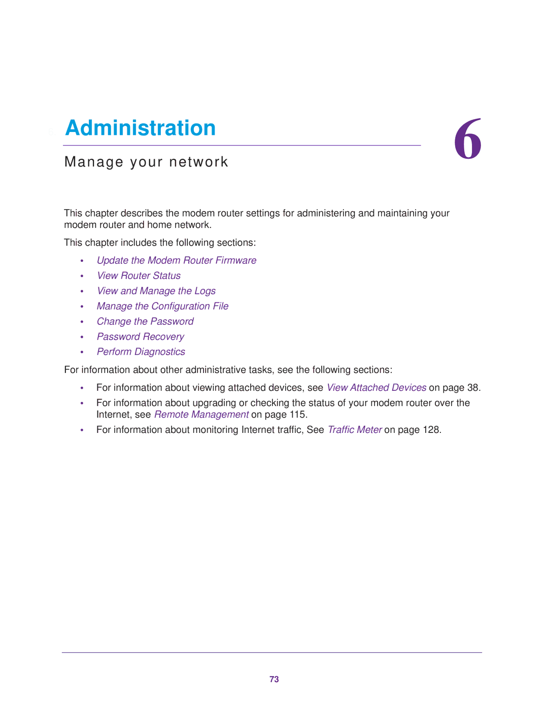 NETGEAR DGN1000v3 user manual Administration 