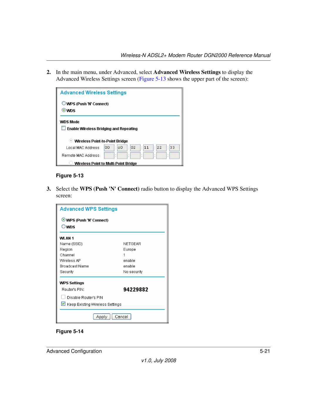 NETGEAR manual Wireless-N ADSL2+ Modem Router DGN2000 Reference Manual 