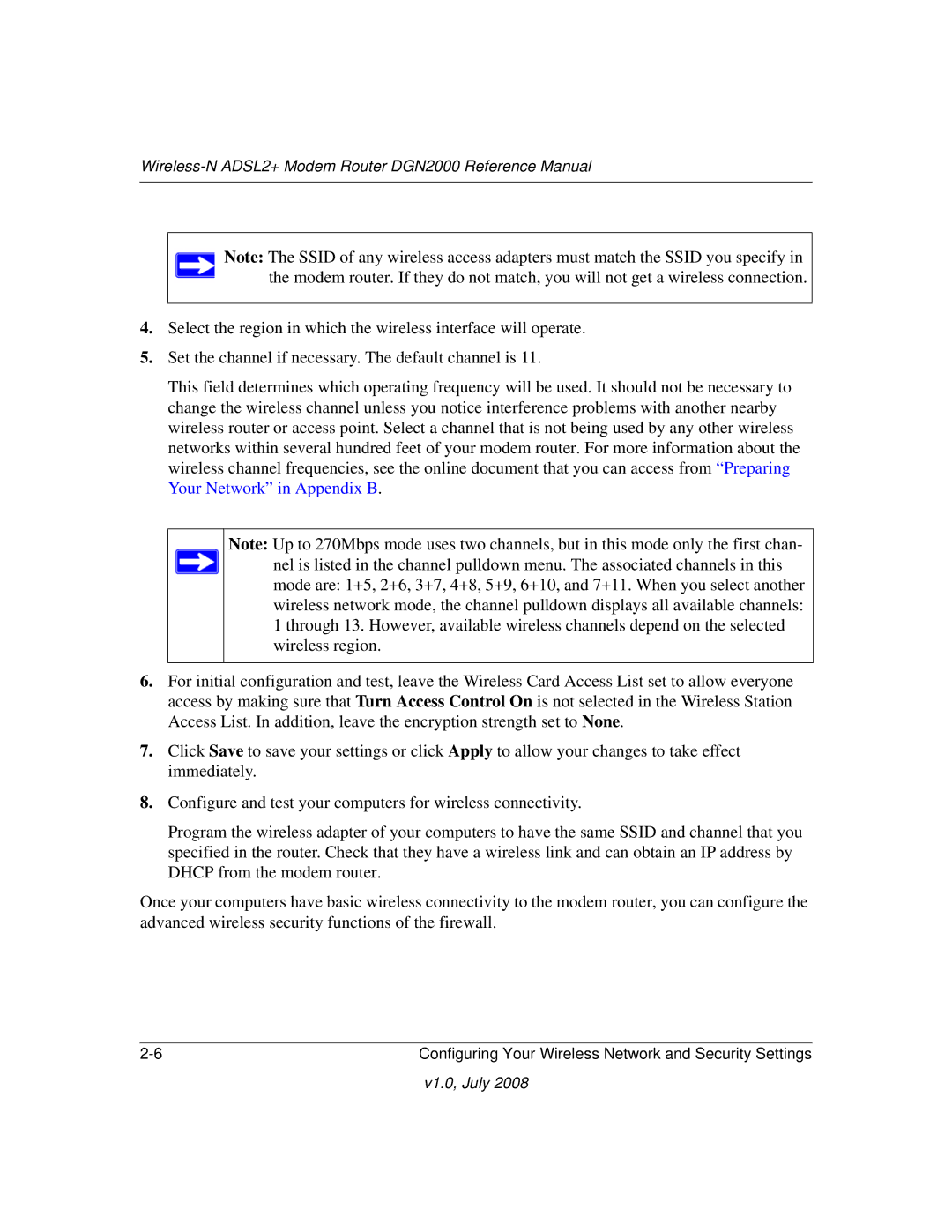 NETGEAR manual Wireless-N ADSL2+ Modem Router DGN2000 Reference Manual 