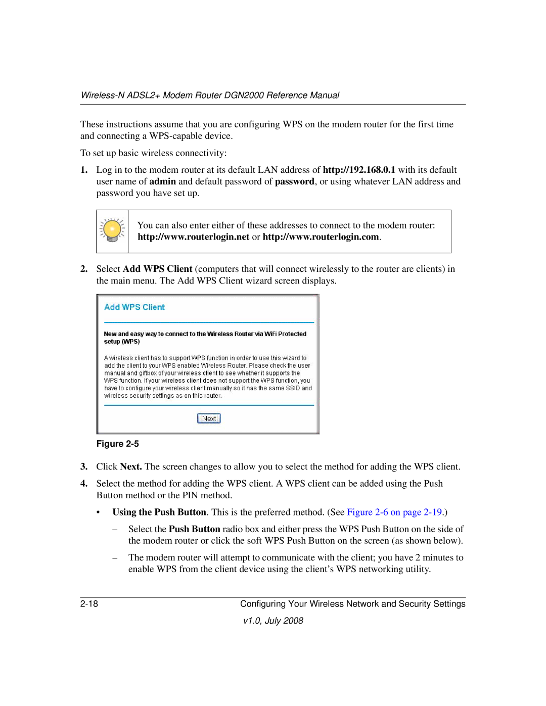 NETGEAR manual Wireless-N ADSL2+ Modem Router DGN2000 Reference Manual 