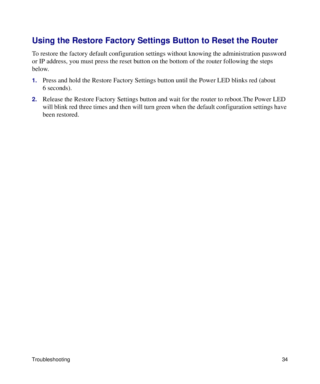 NETGEAR DGN2200 manual Troubleshooting 