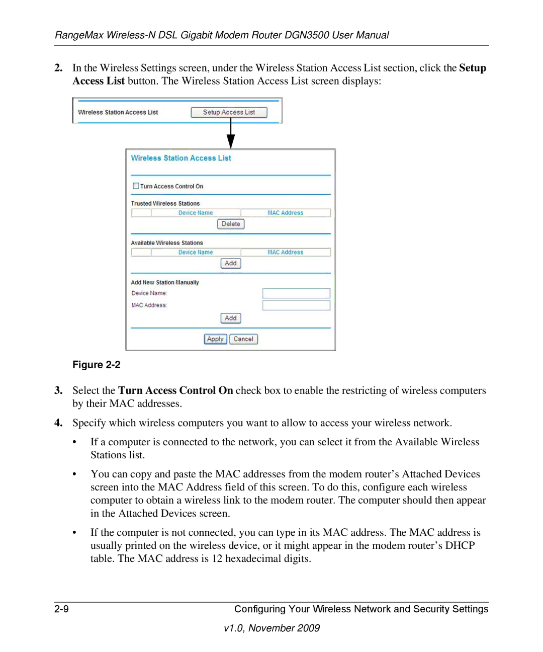 NETGEAR DGN3500-100NAS user manual V1.0, November 