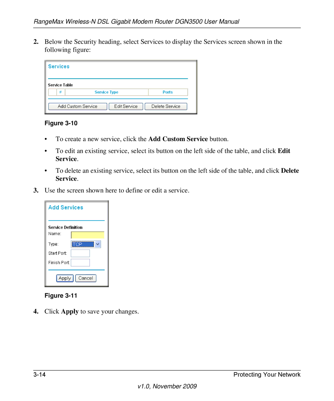 NETGEAR DGN3500-100NAS user manual V1.0, November 