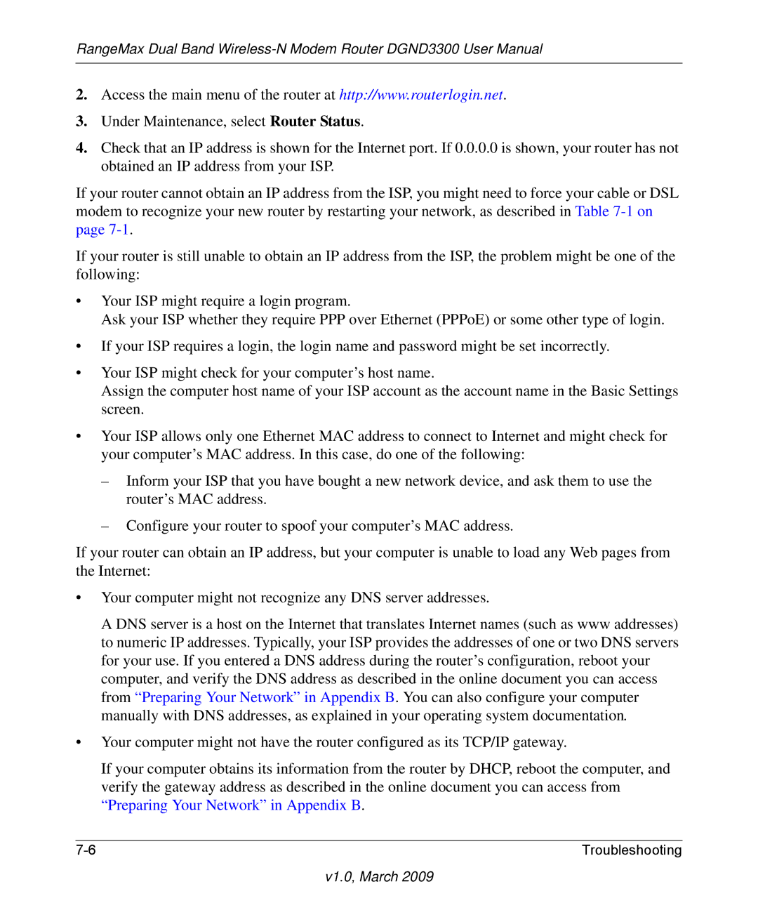 NETGEAR DGND3300 user manual V1.0, March 