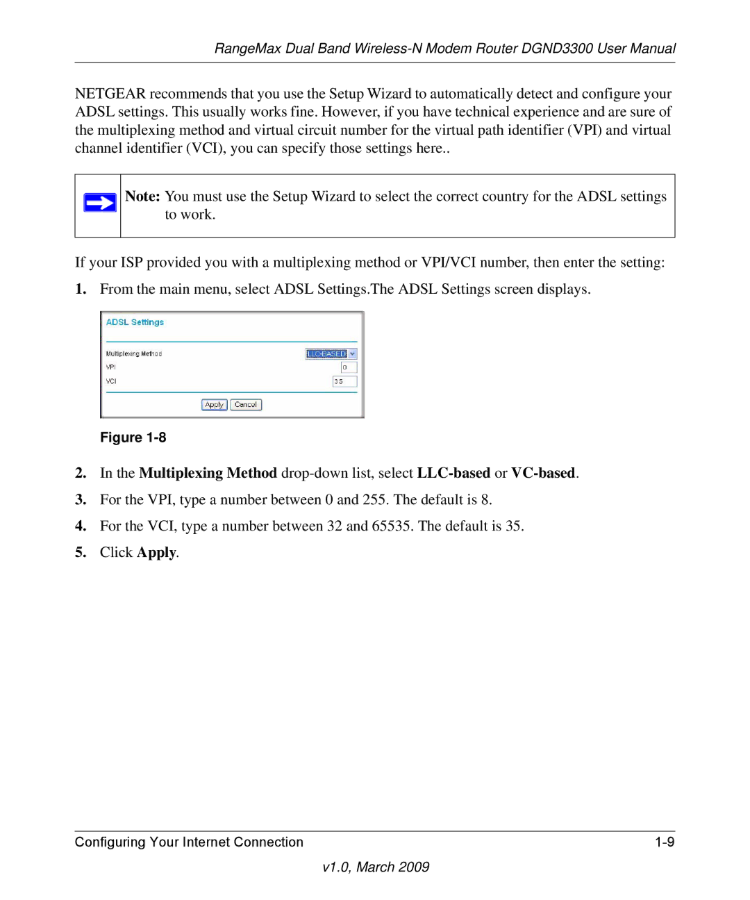 NETGEAR DGND3300 user manual V1.0, March 