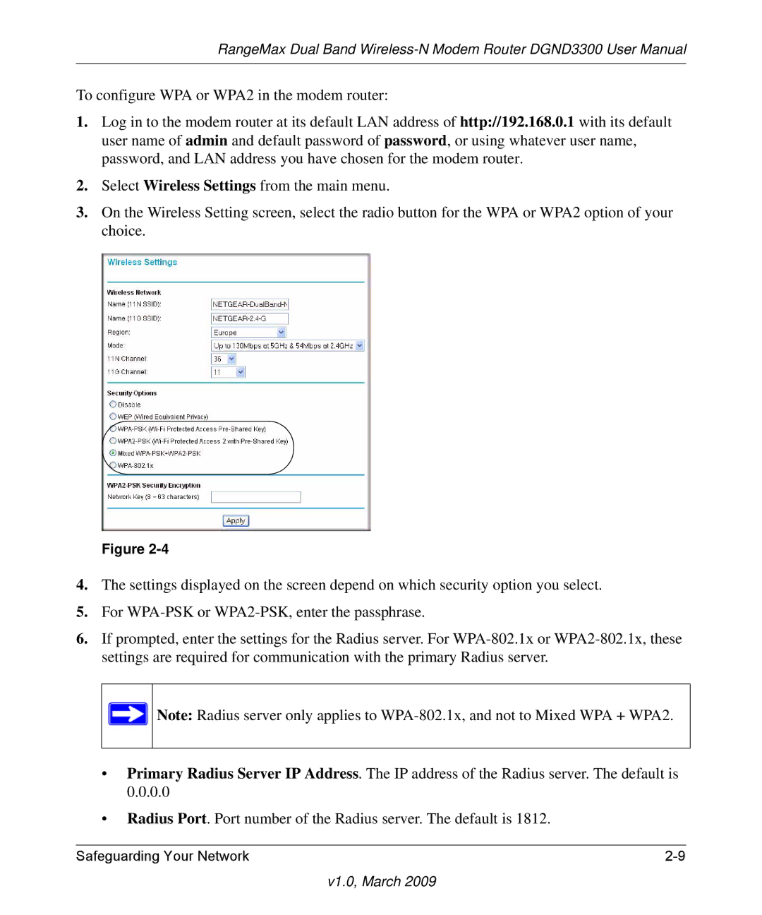 NETGEAR DGND3300 user manual V1.0, March 