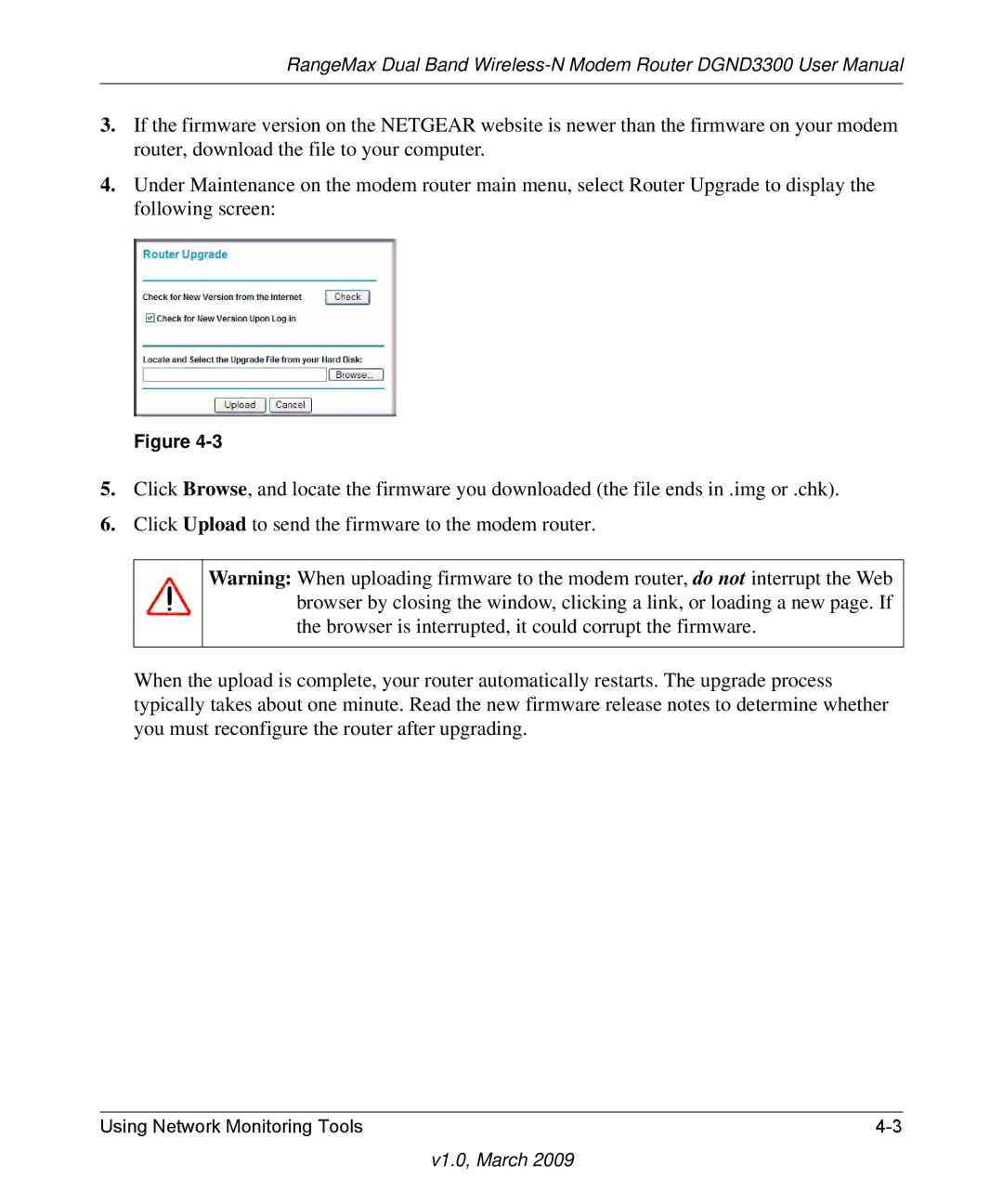 NETGEAR DGND3300 user manual V1.0, March 