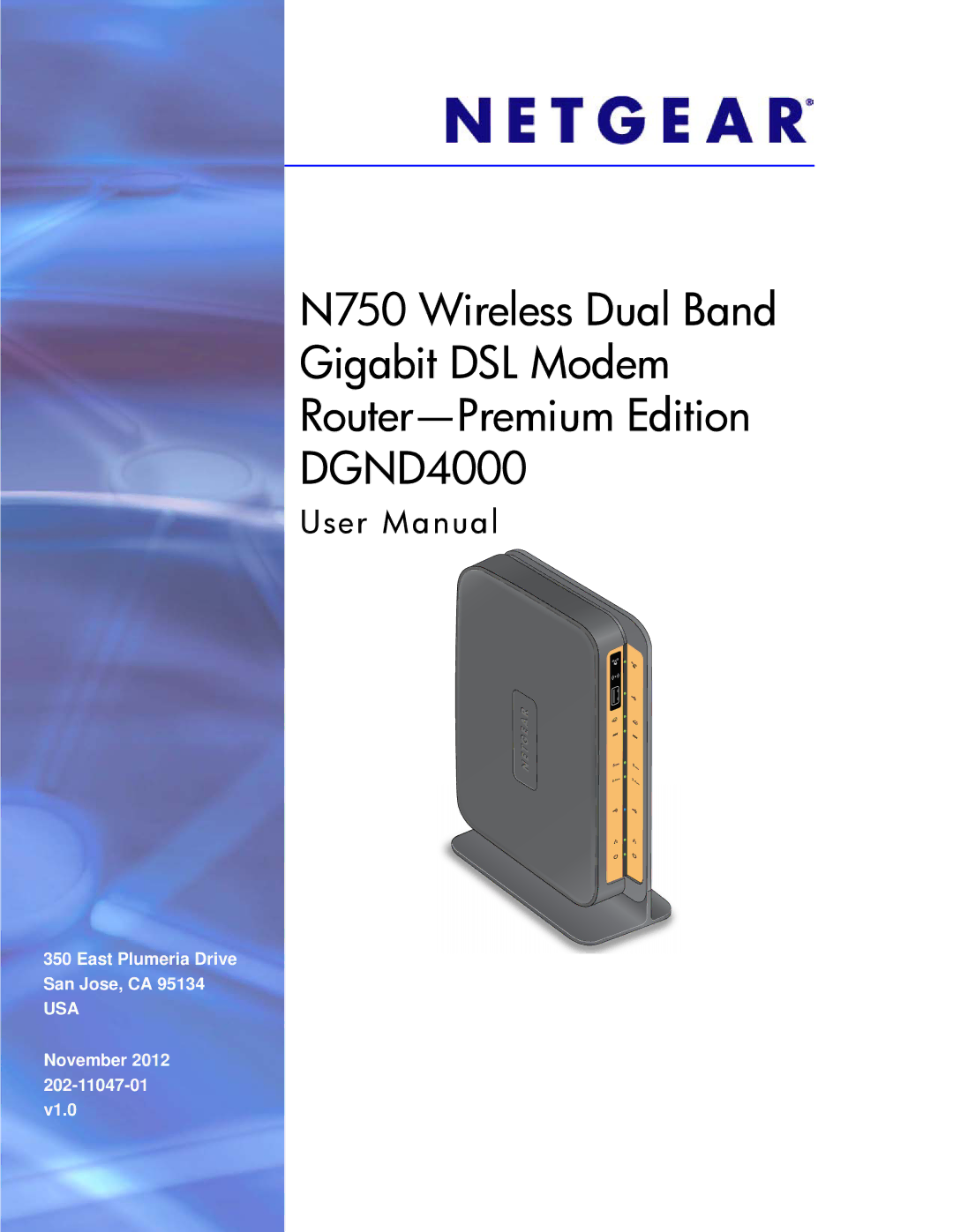 NETGEAR DGND4000-100NAS user manual Usa 