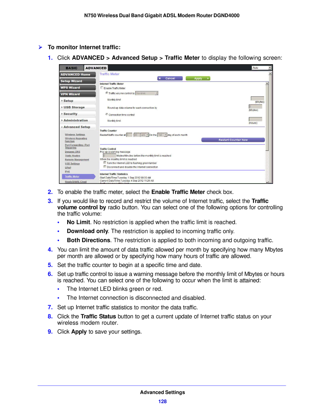 NETGEAR DGND4000-100NAS user manual 128 