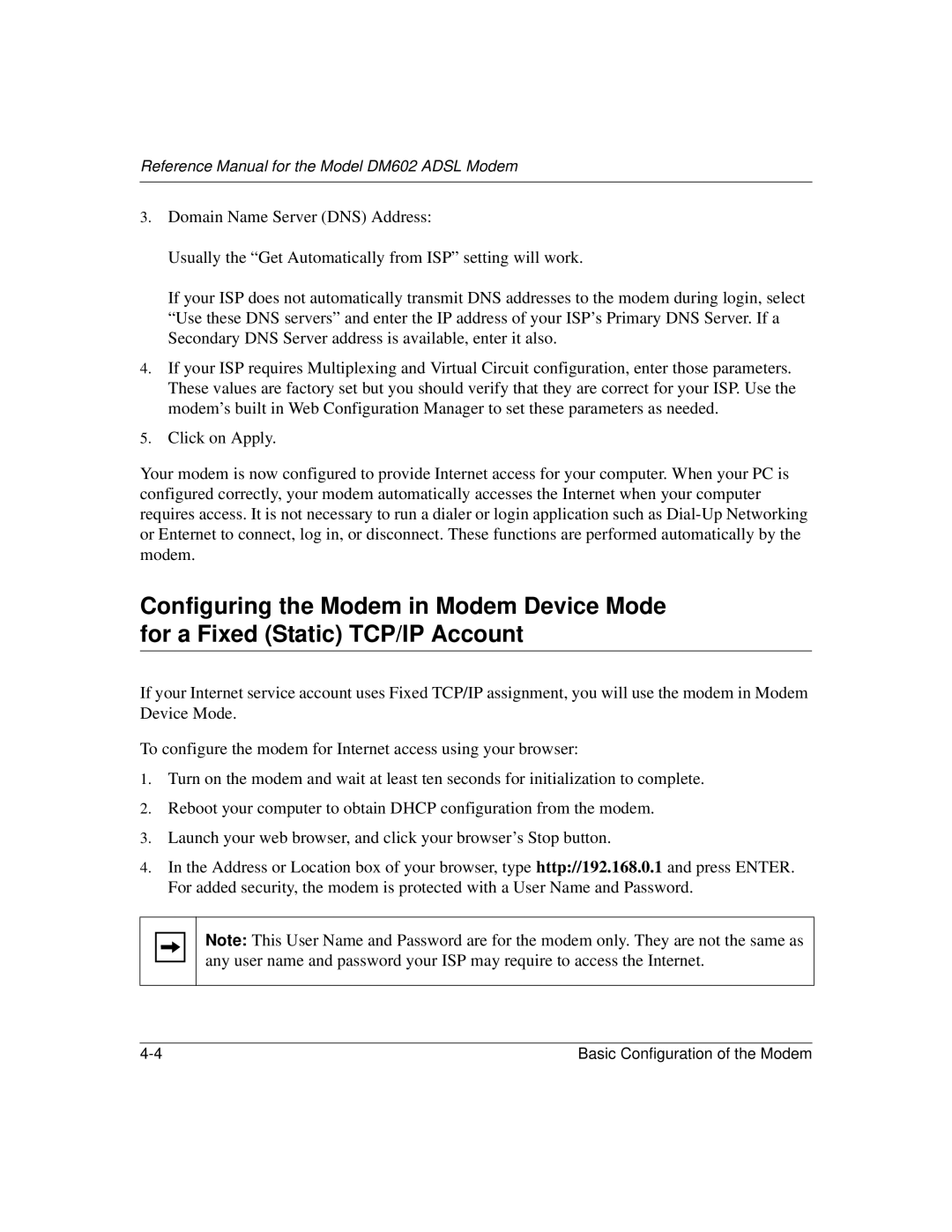 NETGEAR manual Reference Manual for the Model DM602 Adsl Modem 