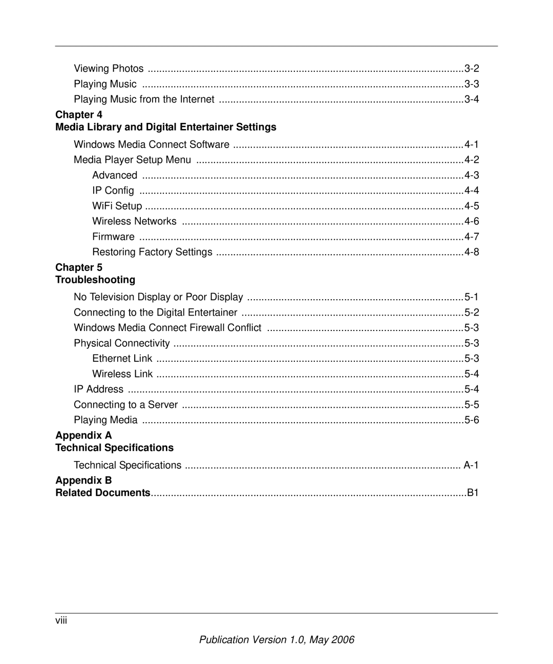 NETGEAR EVA700 user manual Appendix a Technical Specifications 