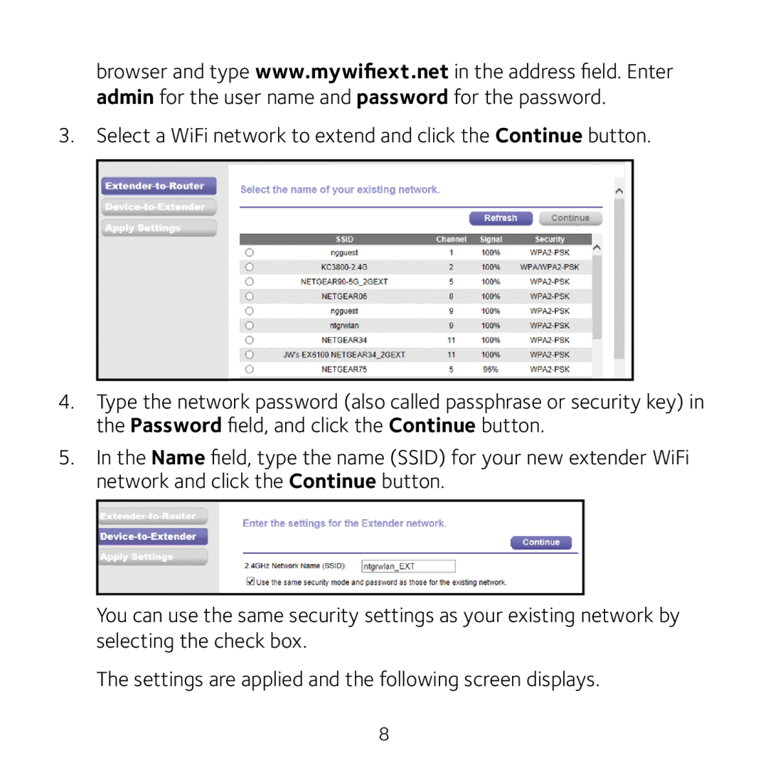 NETGEAR EX2700 manual 