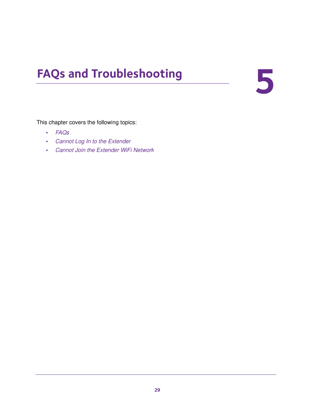 NETGEAR EX2700 user manual FAQs and Troubleshooting 