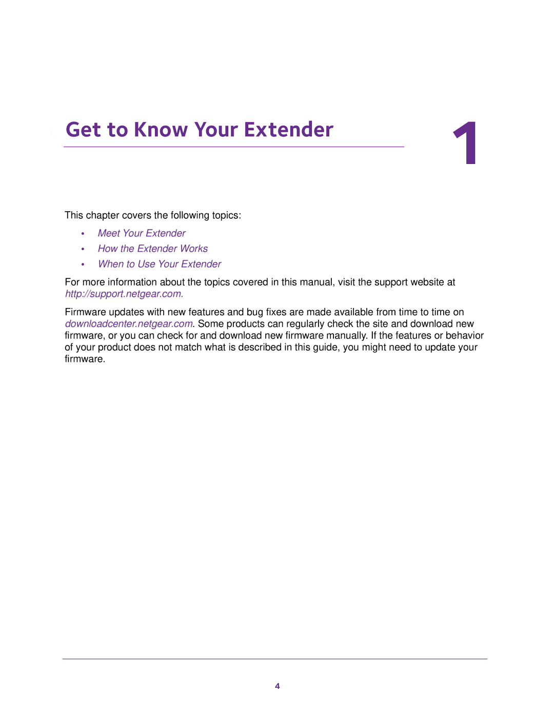 NETGEAR EX2700 user manual Get to Know Your Extender 