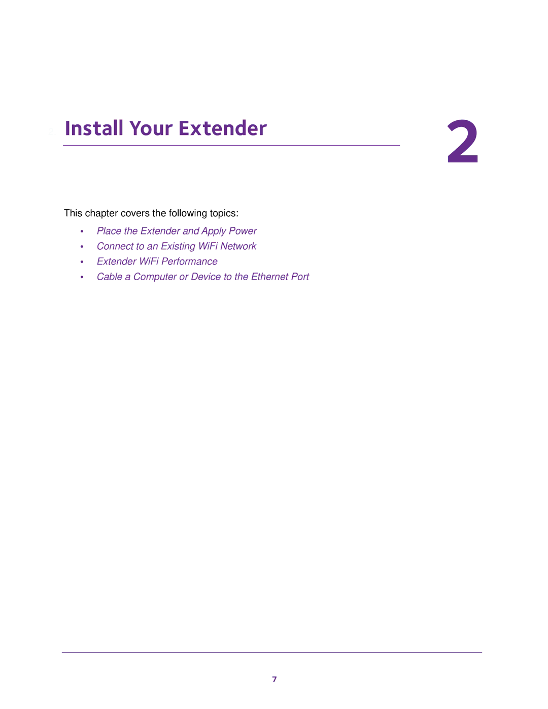 NETGEAR EX2700 user manual Install Your Extender 