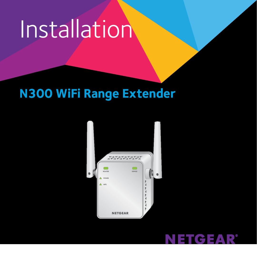 NETGEAR user manual N300 WiFi Range Extender, Model EX2700 User Manual 