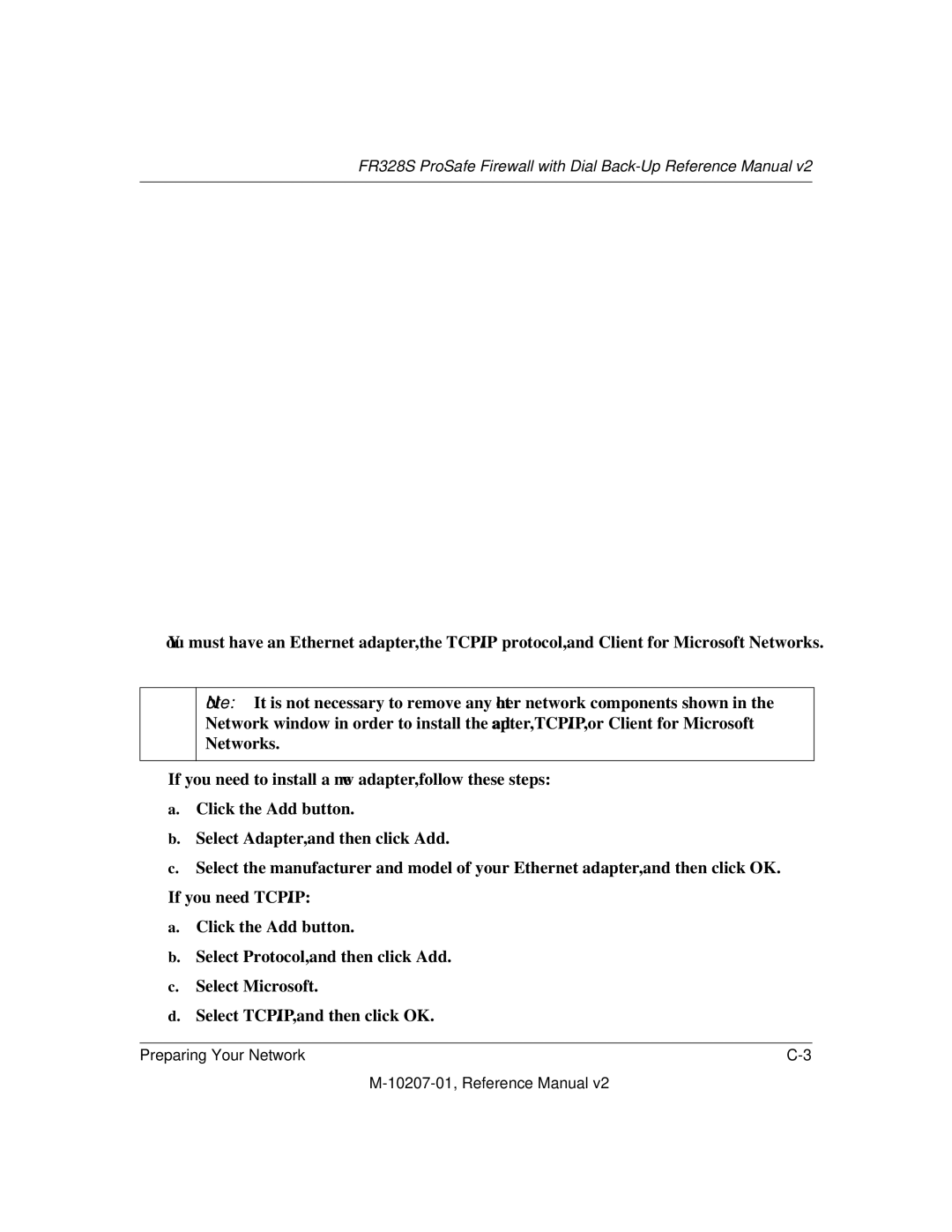 NETGEAR manual FR328S ProSafe Firewall with Dial Back-Up Reference Manual 