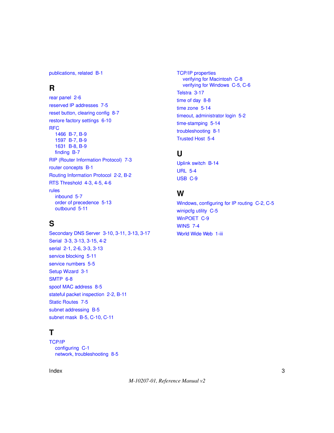 NETGEAR FR328S manual Rfc 