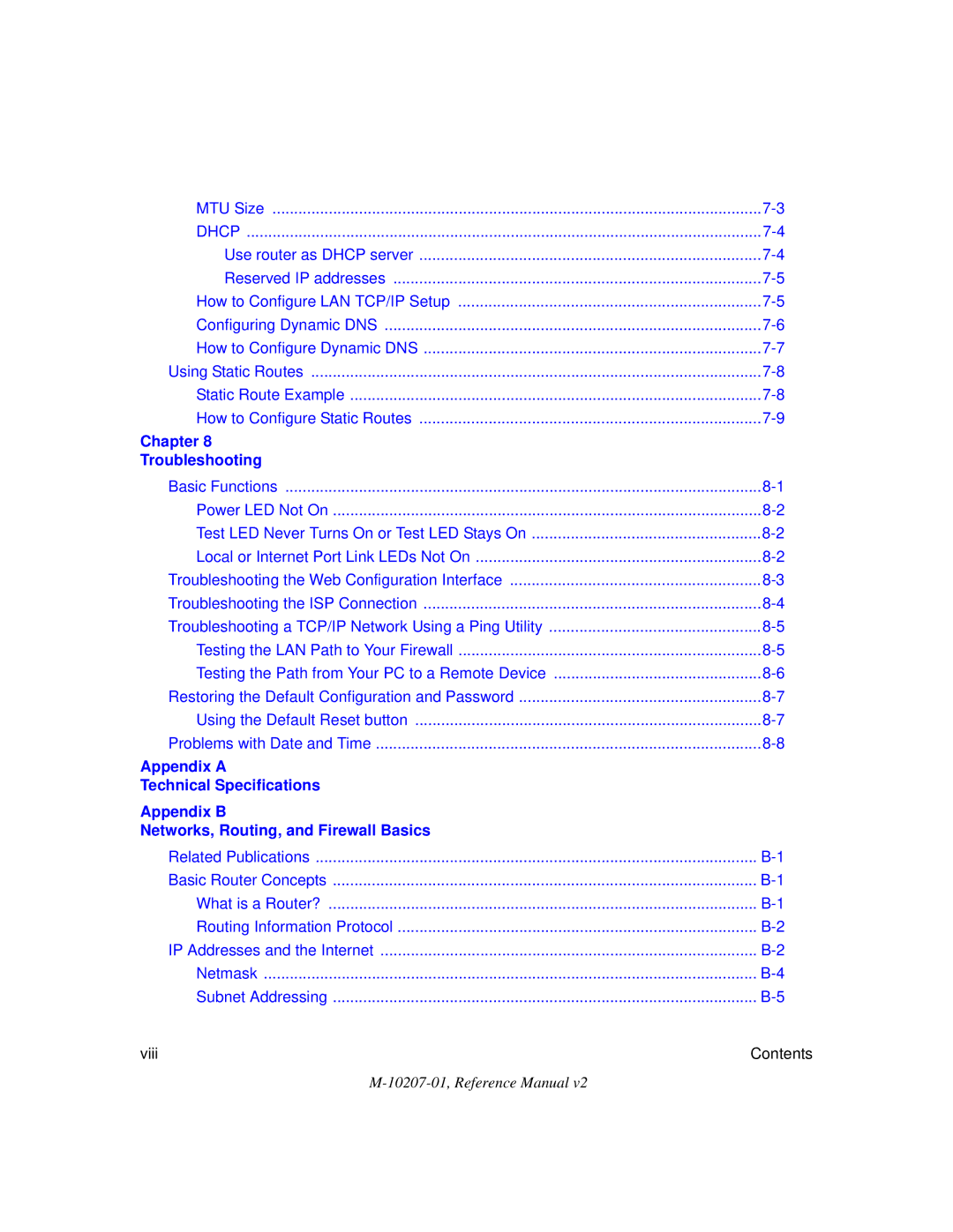 NETGEAR FR328S manual Chapter Troubleshooting 