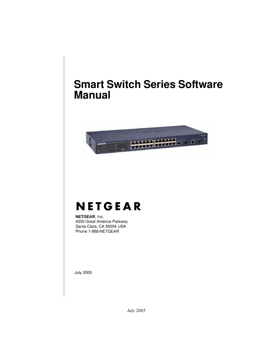 NETGEAR FS750T2NA, FS526T software manual Smart Switch Series Software Manual 